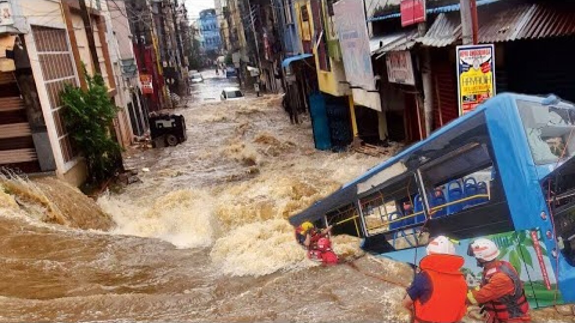 Latvia 1 Minute Ago! Floods and Storms Hit Latvia, Riga Flood