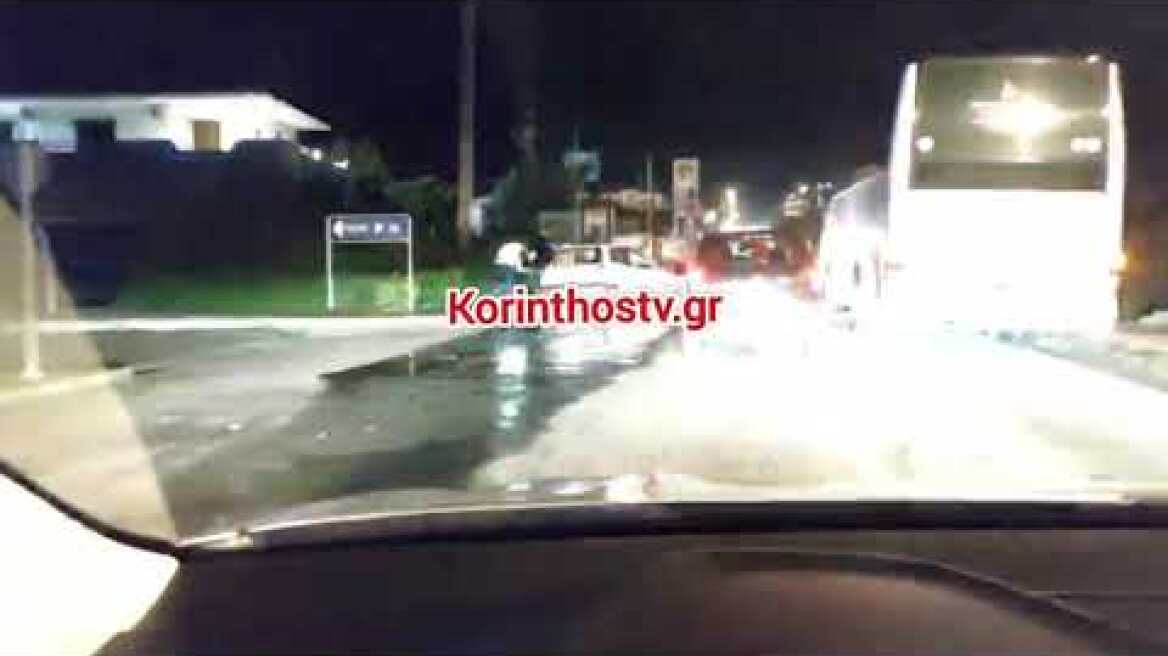 Σοβαρό τροχαίο στον Άσσο Κορινθίας 