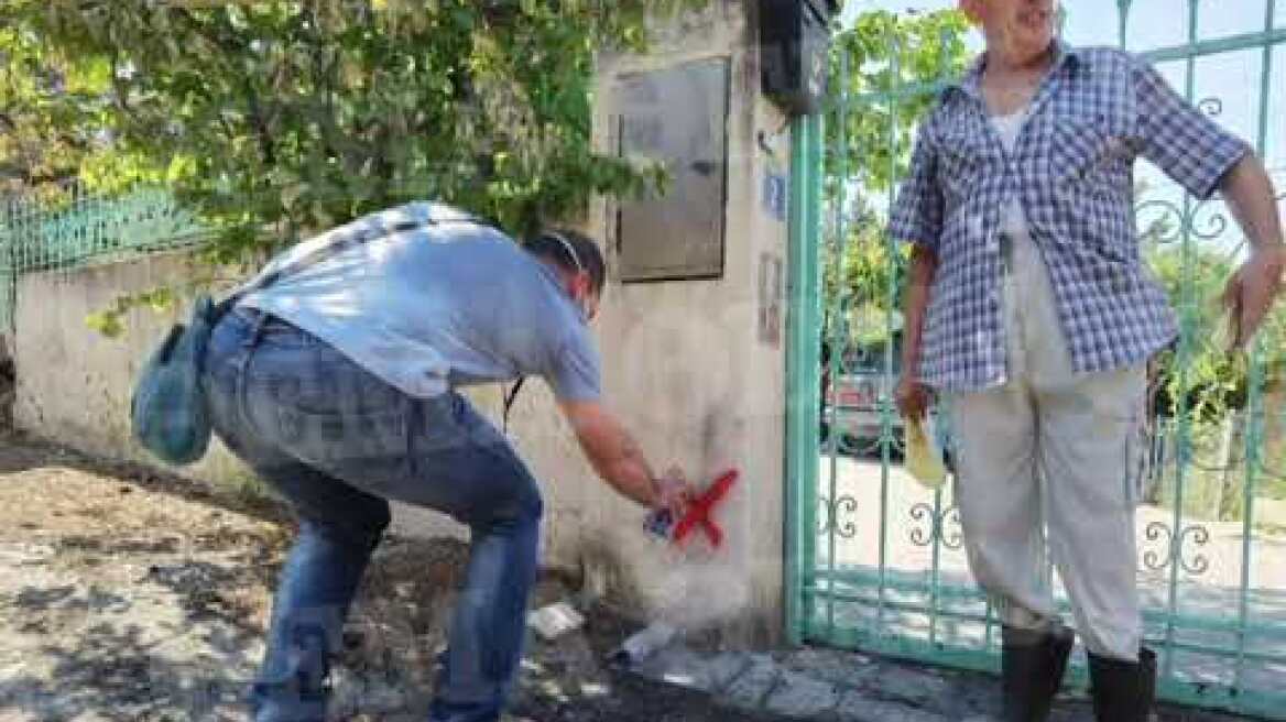 Καταγραφή ζημιών στην Πεντέλη