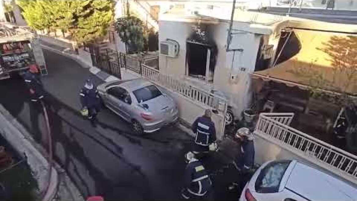 Πλάνα από το διαμέρισμα στο Βόλο