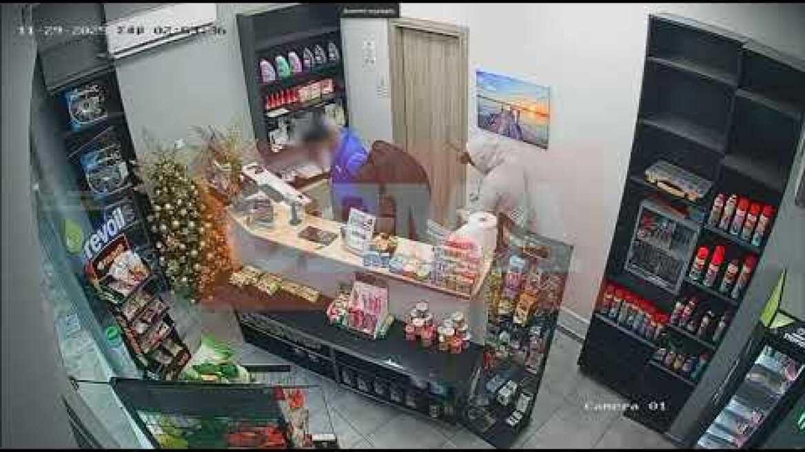 Βίντεο από τις λήστεις σε μίνι μάρκετ και βενζινάδικα στην Αττική (1)