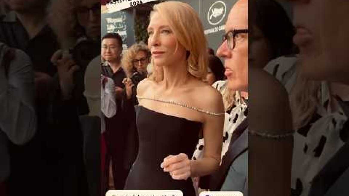 Cate Blanchett in Cannes, France. #cateblanchett