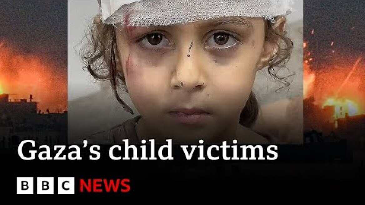 The children suffering under Israel’s onslaught - BBC News