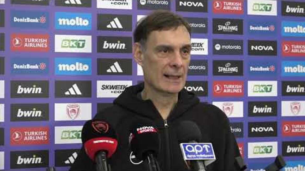 Οι δηλώσεις των Μπαρτζώκα και Λούντζη για τον αγώνα με την Βίρτους