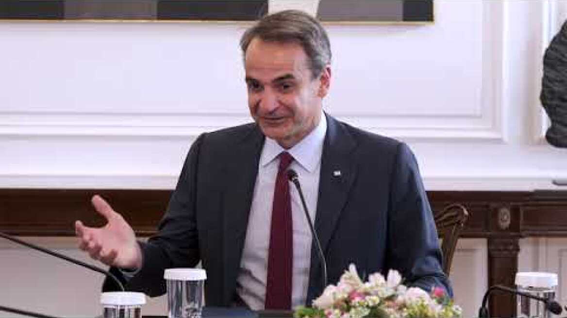 Συνάντηση Μητσοτάκη με μέλη της Βουλής των Αντιπροσώπων των ΗΠΑ