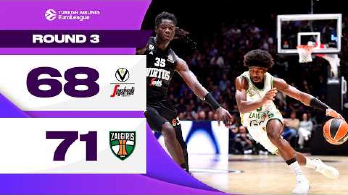 Late Game Execution Steals the Show | Virtus -Zalgiris | BASKETBALL HIGHLIGHTS R3