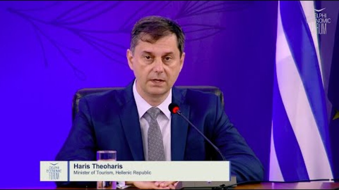 Greek Tourism Minister Haris Theocharis - Delphi Forum | 14/05/21
