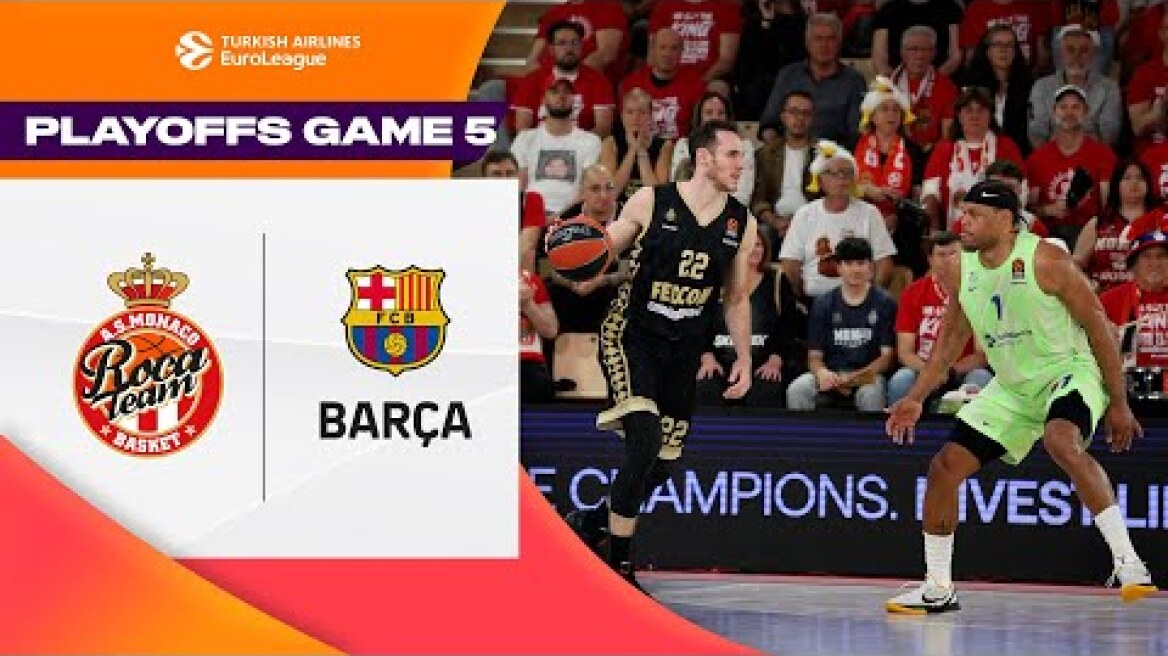 Last Shot DECIDES EVERYTHING | AS Monaco - FC Barcelona | BASKETBALL HIGHLIGHTS PLAYOFFS 2025
