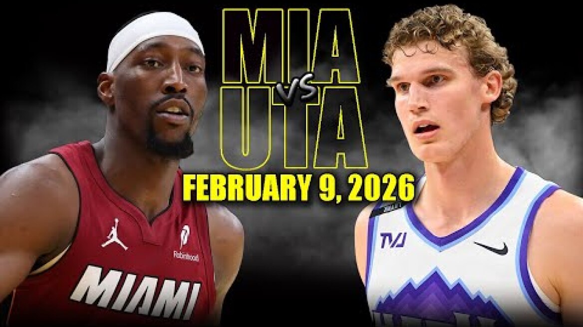 Miami Heat vs Utah Jazz Full Game Highlights – February 9, 2026 | NBA Season