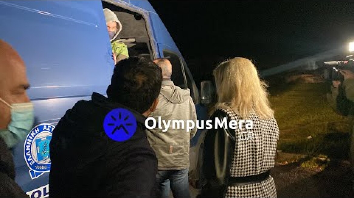 Απαγωγή Γυμνασιάρχη | Η προσαγωγή των 11 στο Δικαστικό Μέγαρο Κατερίνη