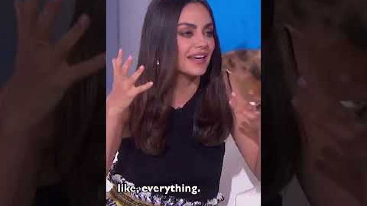#MilaKunis couldn't stop crying on the day That 70's Show ended #ellen #shorts