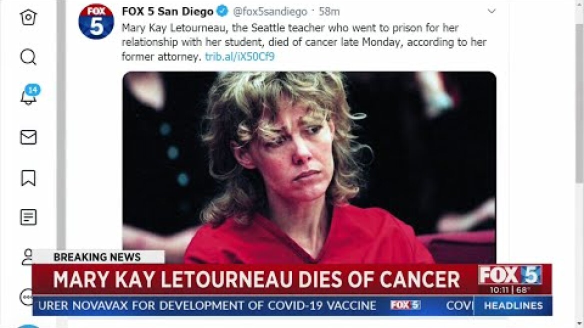 Mary Kay Letourneau Dies Of Cancer