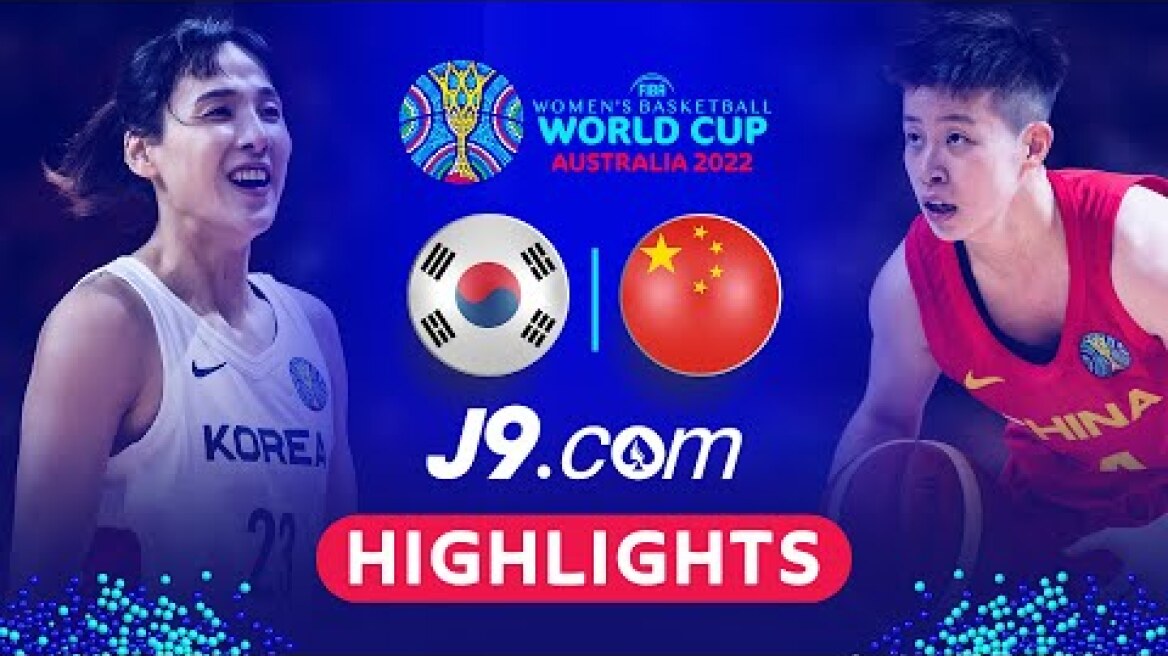 Korea 🇰🇷 - China 🇨🇳 | Game Highlights - #FIBAWWC 2022