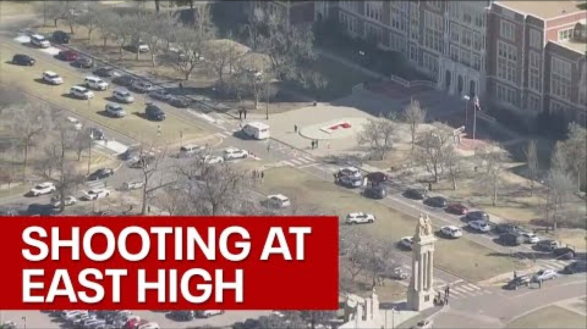 LIVE: Shooting reported at Denver high school, suspect at large