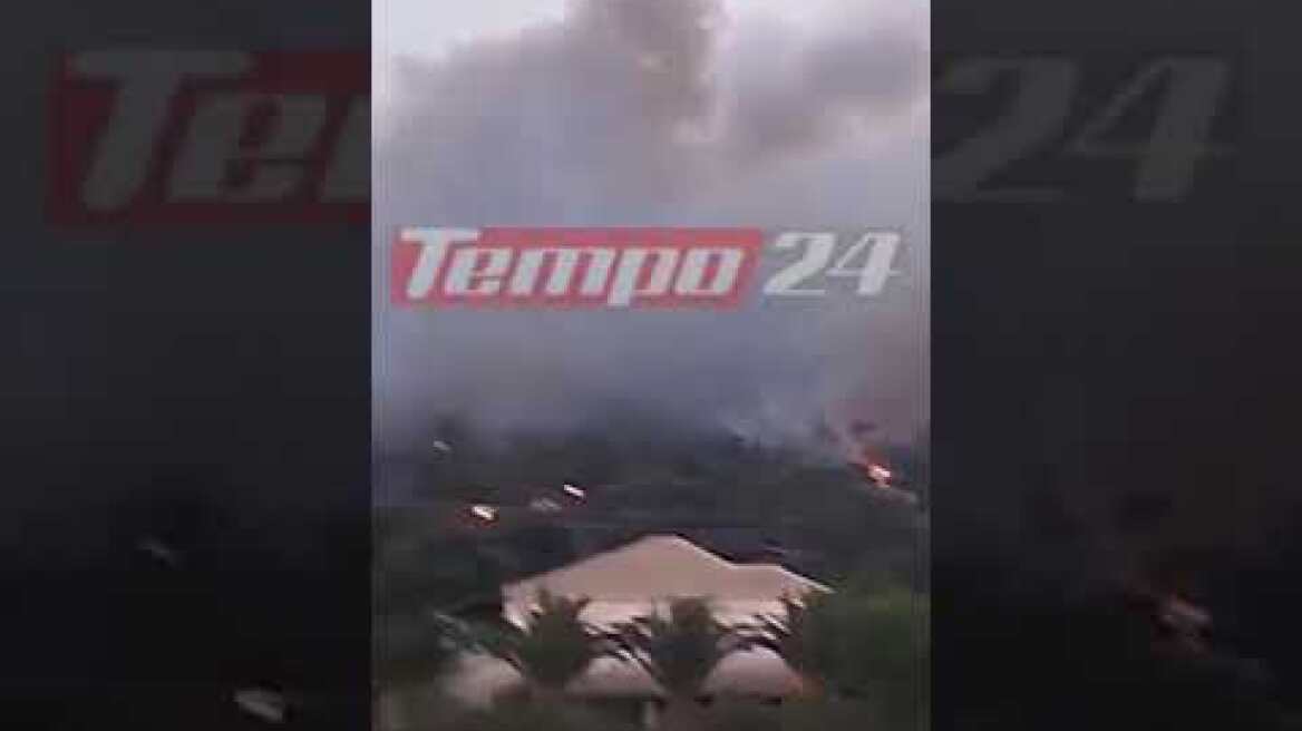 Μεγάλη φωτιά στο Τσιλιβί Ζακύνθου