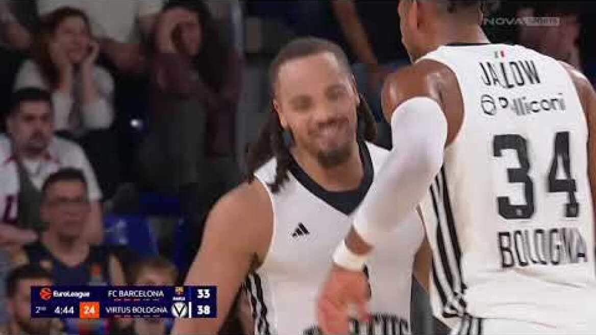 Euroleague: Ο Ολυμπιακός έχασε στο Μιλάνο την ευκαιρία να ανέβει στην κορυφή, 2Χ2 για Ντουμπάι και Μπαρτσελόνα Μπαρτσελόνα - Βίρτους Μπολόνια: 88-81 (MD 11, 14/11/25)