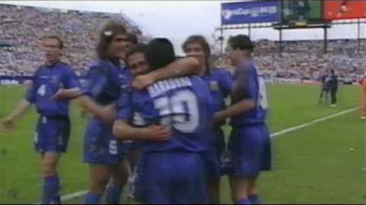 MARADONA - against greece 1994