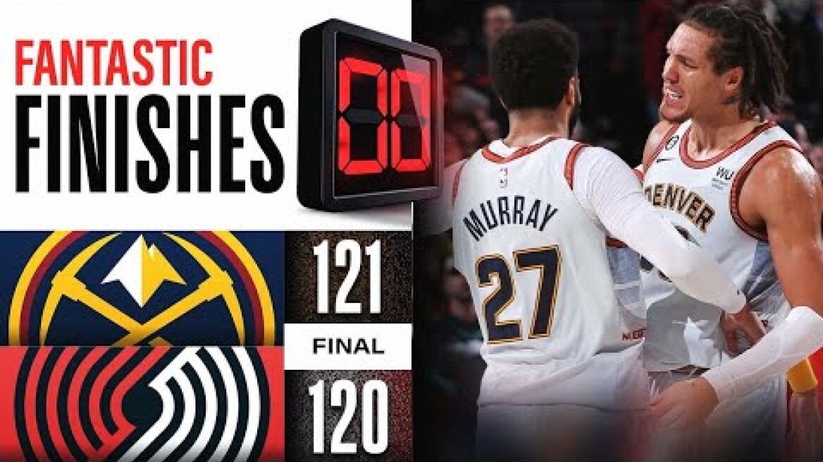 Nuggets And Trail Blazers 😱 WILD Ending In Portland!