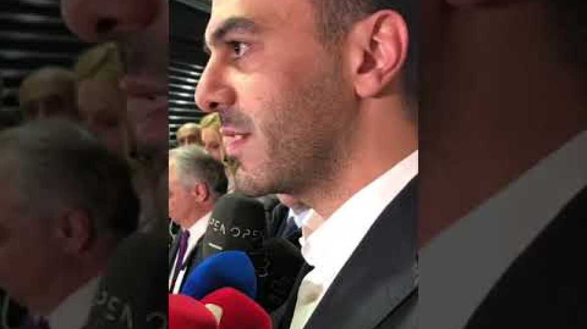 Ο Χριστοδουλάκης στην εκδήλωση των Τριών