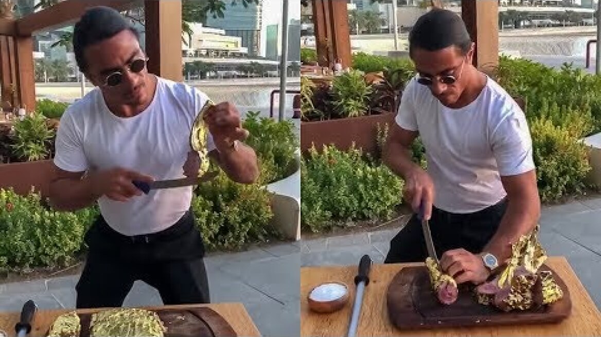 Nusret Stekhouse DUBAI: 24 Carat GOLD Steak $$$ #2 | #saltbae