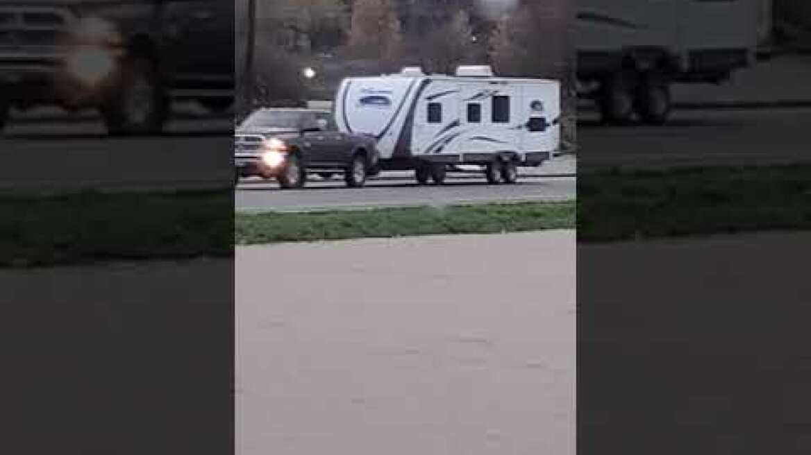 Boater Takes to Flooded Highway Amid Deluge in British Columbia