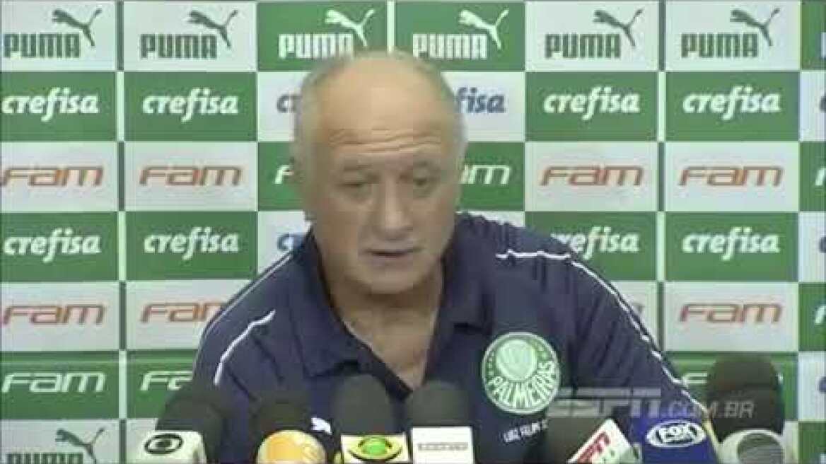 Luis Felipe Scolari se descompone en plena conferencía de prensa [EN VIVO]