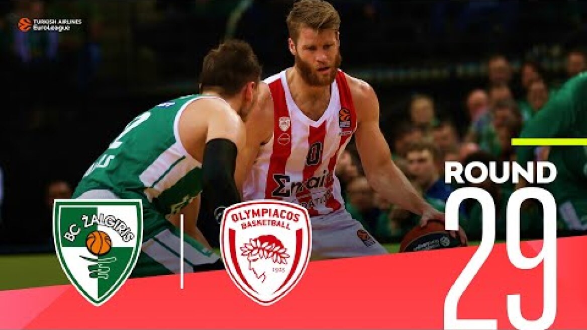 Vezenkov sends Olympiacos to playoffs! | Round 29, Highlights | Turkish Airlines EuroLeague