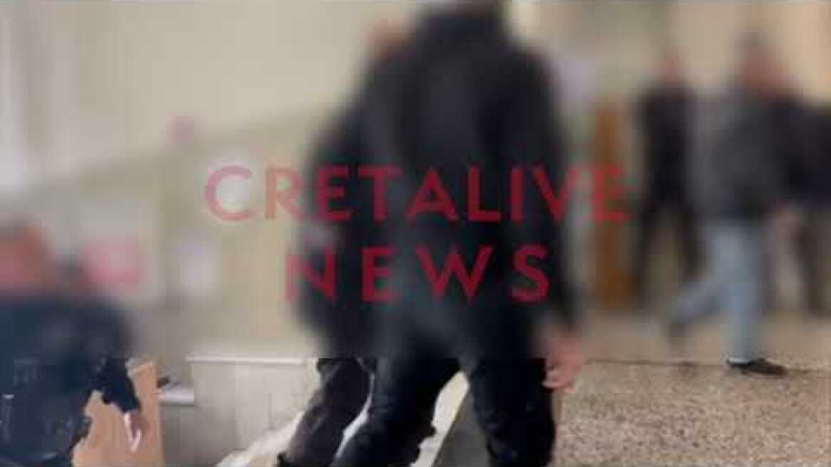 Στα Δικαστήρια Ηρακλείου οι ηλικιωμένοι γονείς του Πρίαμου Ξυδάκη - Βίντεο