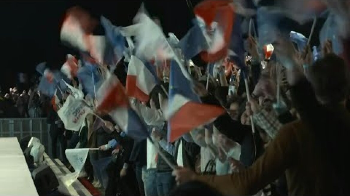 French election: Macron's supporters celebrate qualification for second round | AFP