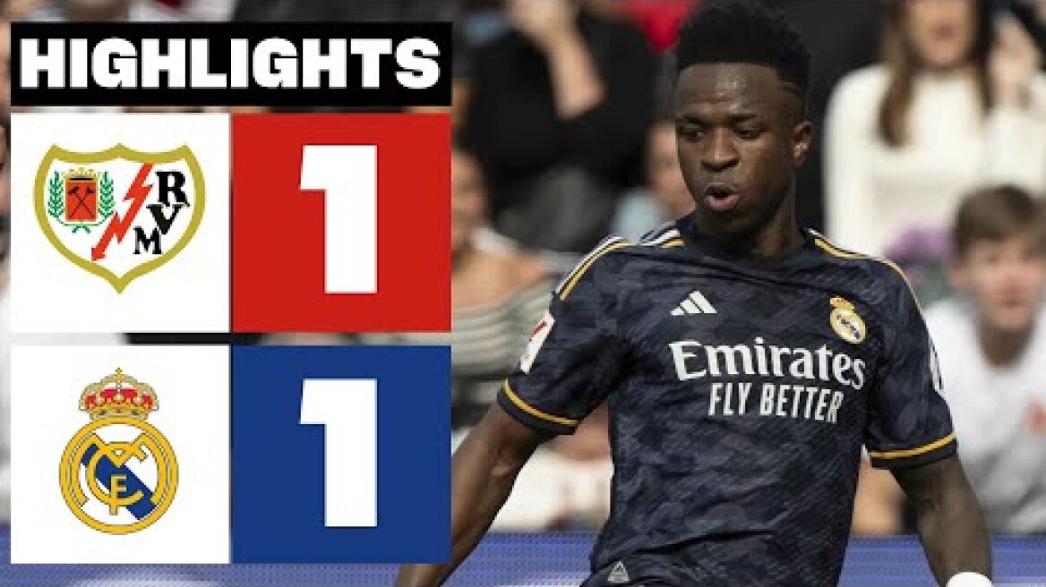 RAYO VALLECANO 1 - 1 REAL MADRID | RESUMEN LALIGA EA SPORTS