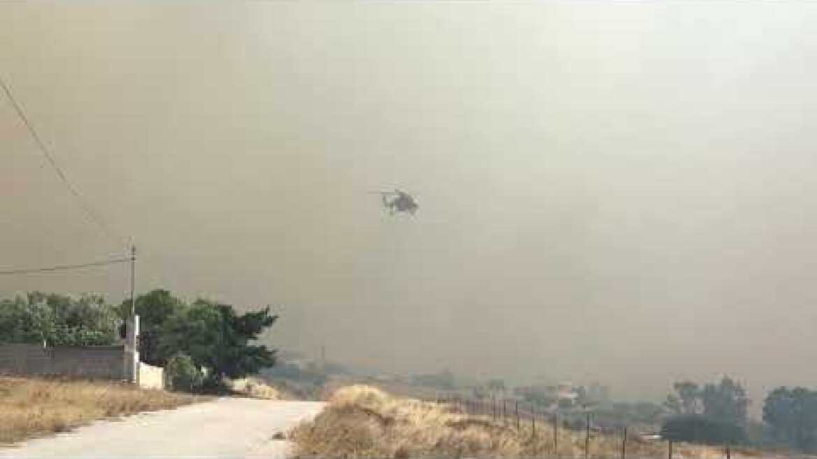 Πυρκαϊά στα καλύβια