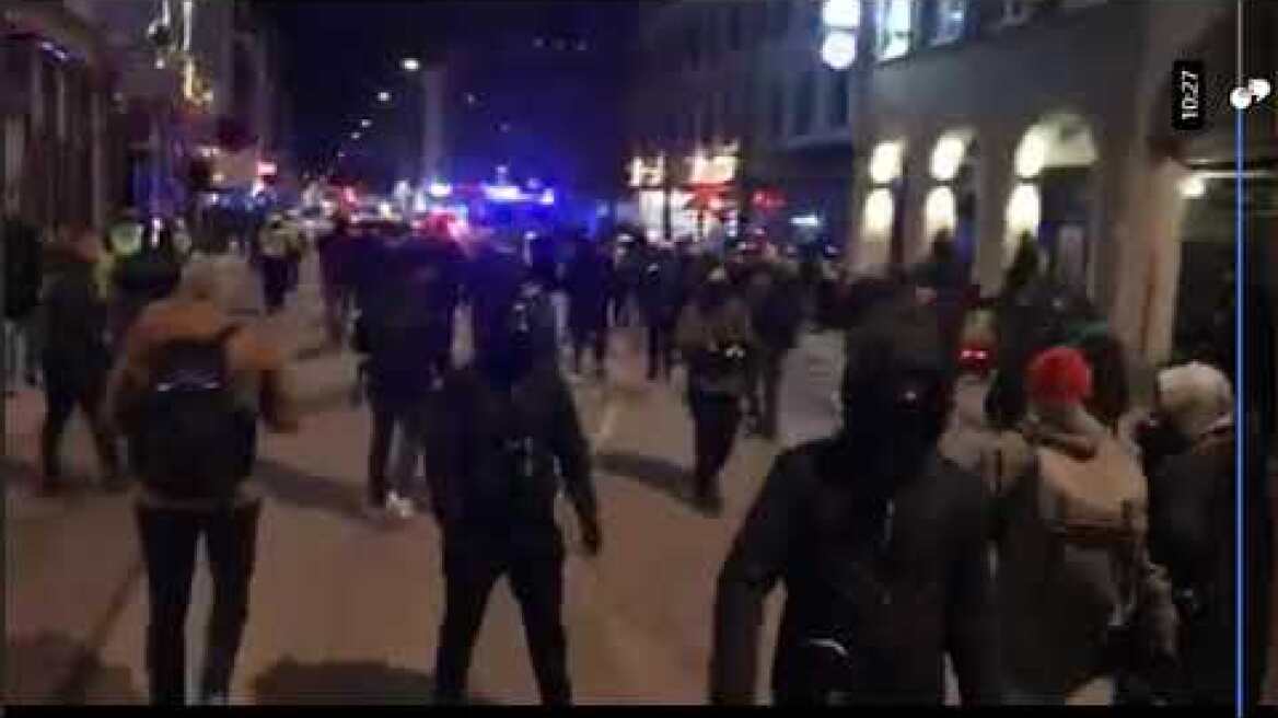 Denmark Rådhuspladsen  Copenhagen Men in Black  Demonstration 2021- Part 3