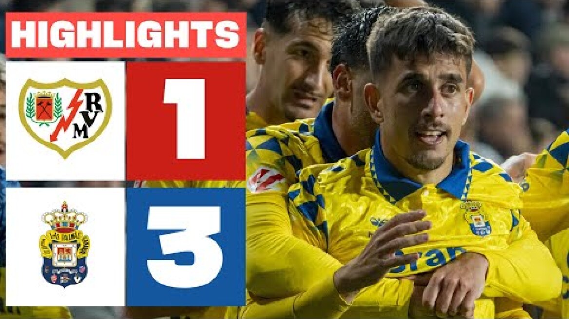 RAYO VALLECANO 1 - 3 UD LAS PALMAS I RESUMEN LALIGA EA SPORTS