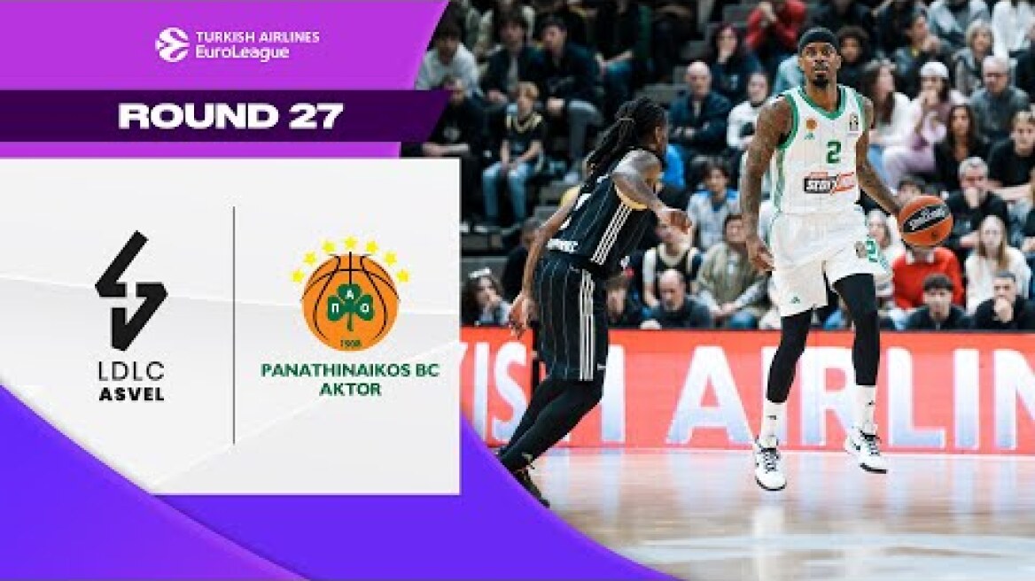 Nunn’s Clutch Performance Lifts Panathinaikos | ASVEL - Panathinaikos | BASKETBALL HIGHLIGHTS R27