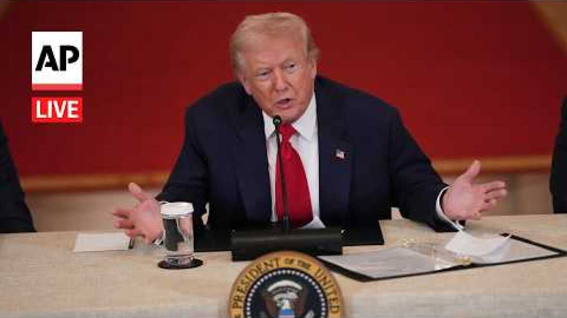 LIVE: Trump meets with Kennedy Center board members