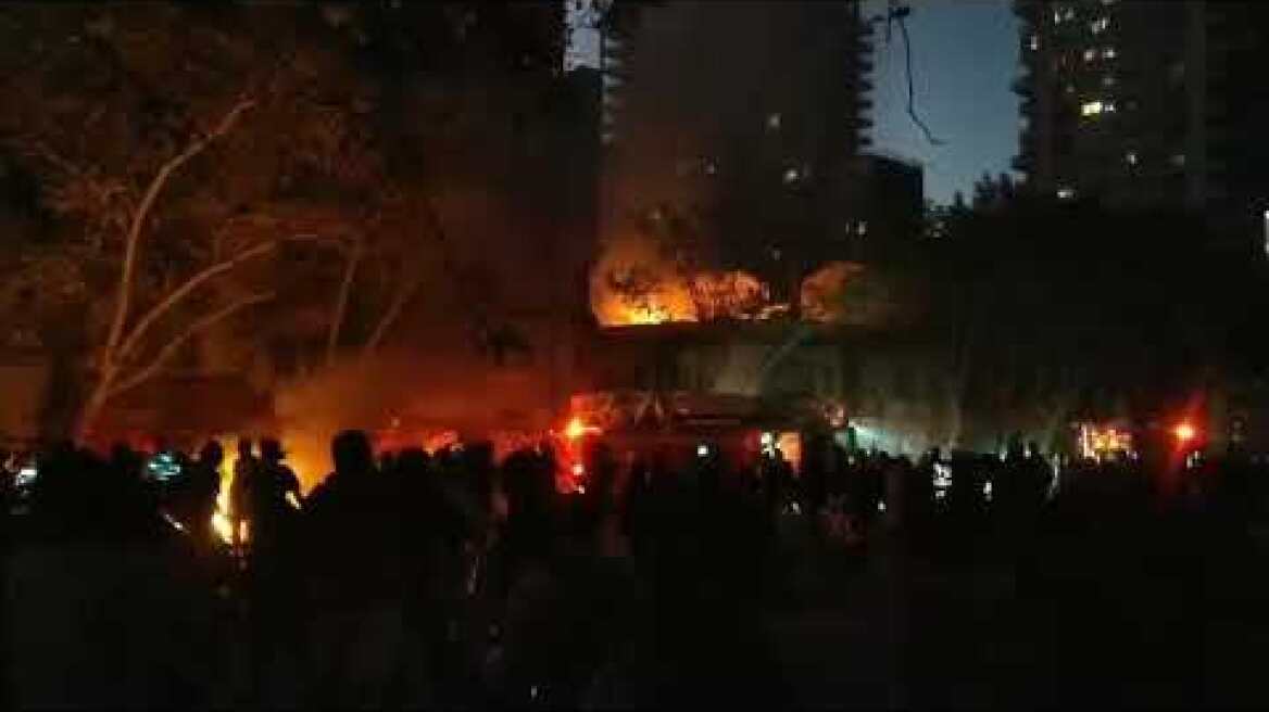 Part2 - Fire at Vicuña Mackenna avenue  - Santiago - 02Mar-2020