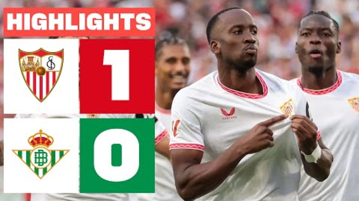 SEVILLA FC 1 - 0 REAL BETIS | RESUMEN LALIGA EA SPORTS