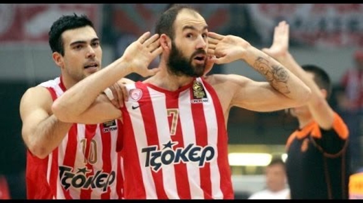 Ολυμπιακός 68-65 ΠΑΟ (Το τρίποντο-buzzer beater του Σπανούλη | 10/04/2014)