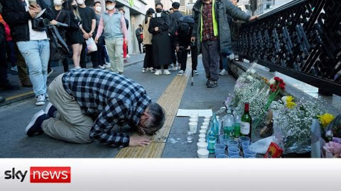 153 people dead after a stampede in Seoul's party district
