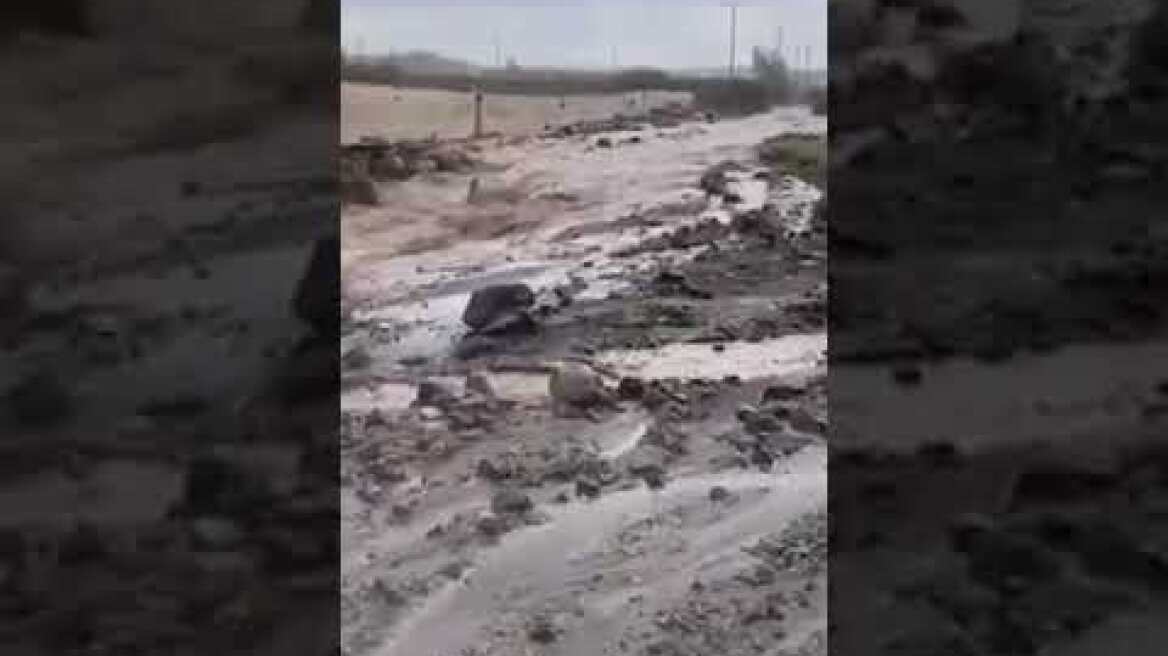 Σαντορίνη καταστροφές από την κακοκαιρία