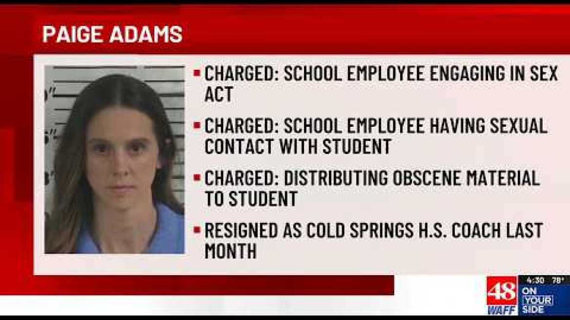 Alabama basketball coach Paige Parker Adams arrested on 30+ sex crime charges with student
