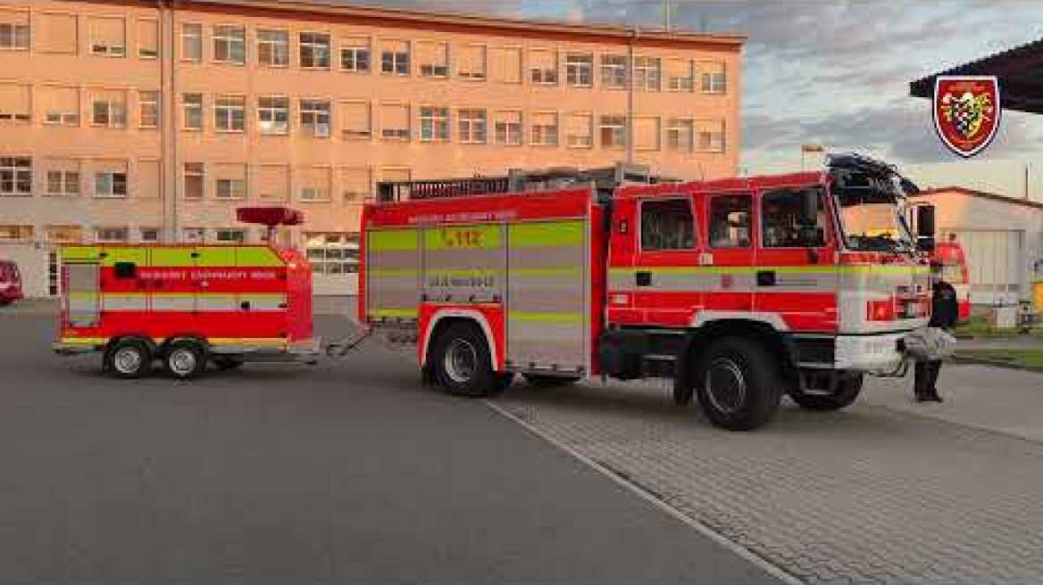 7.8.2021 Hasiči z Moravskoslezského kraje odjíždí na pomoc Řecku s lesními požáry | HZS MSK