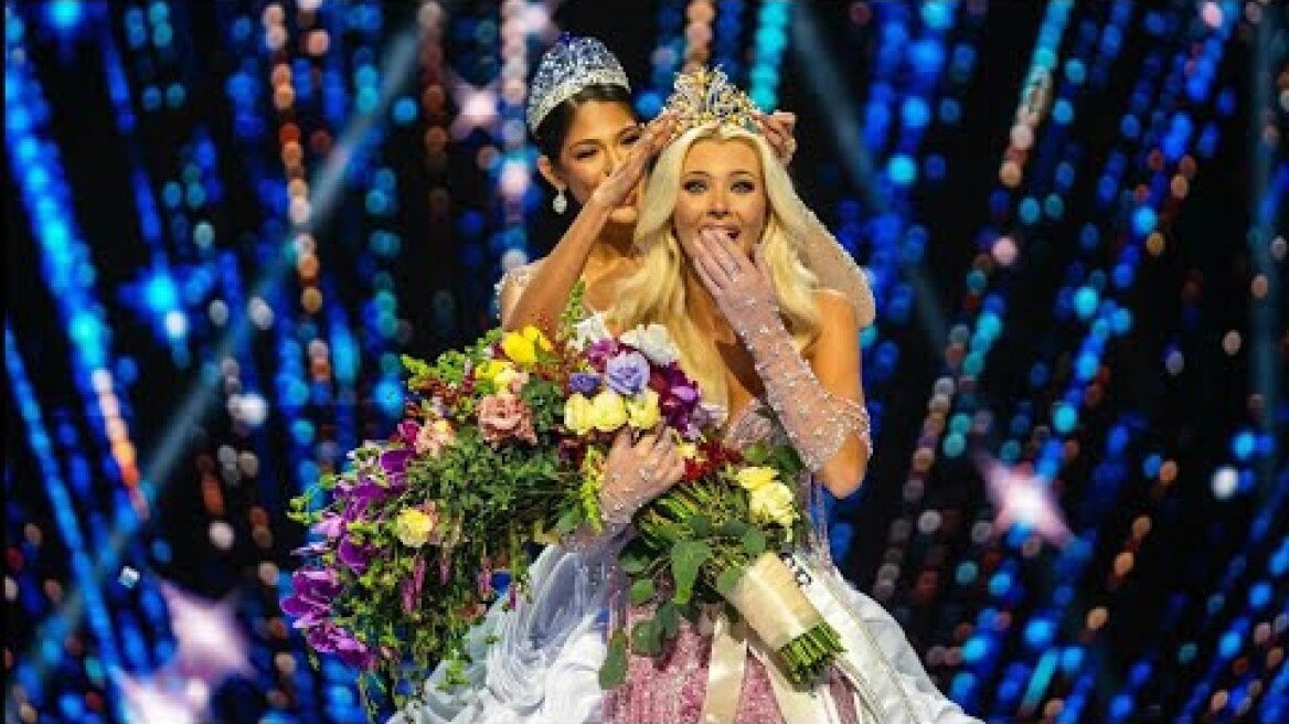 MISS UNIVERSE 2024 CROWNING MOMENTS Congrats Miss DENMARK Our new Miss Universe 2024