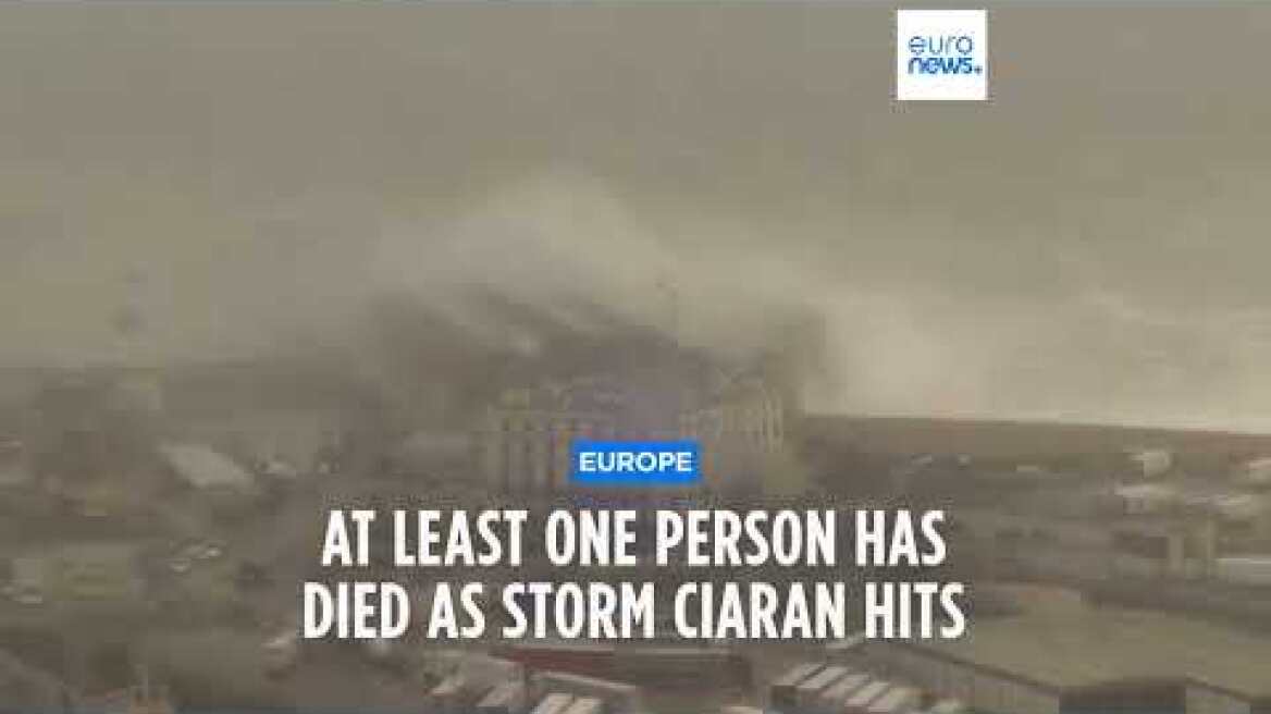 At least one person has died as Storm Ciaran