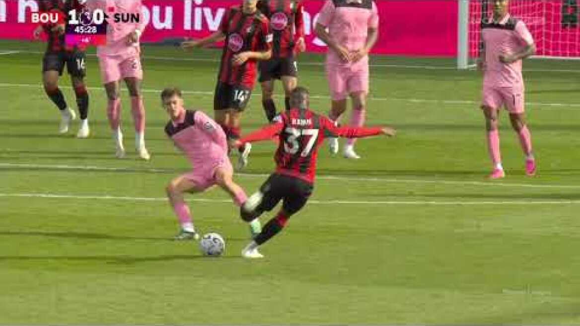 Μπόρνμουθ-Σάντερλαντ: 2-0  (MD 7, 18/10/2026)