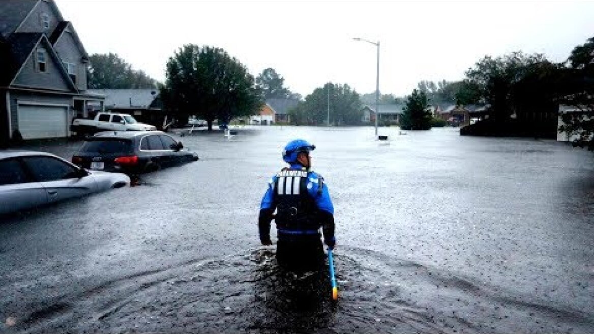 Biggest flooding in North Carolina, USA (Sept 17, 2018)