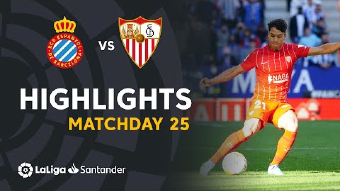 Resumen de RCD Espanyol vs Sevilla FC (1-1)