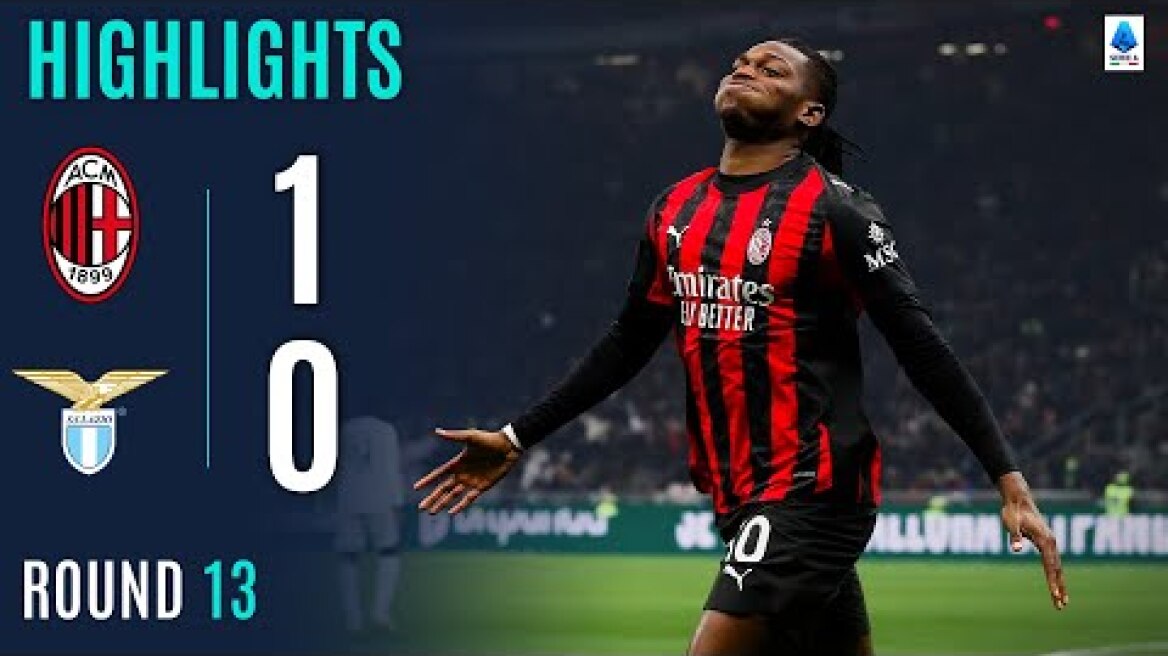 MILAN-LAZIO 1-0 | HIGHLIGHTS | Leao brings Milan back on top | SERIE A 2025/26