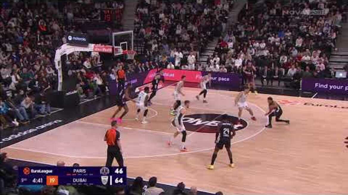 Παρί – Ντουμπάι: 79-99 (MD 24, 22/1/26)