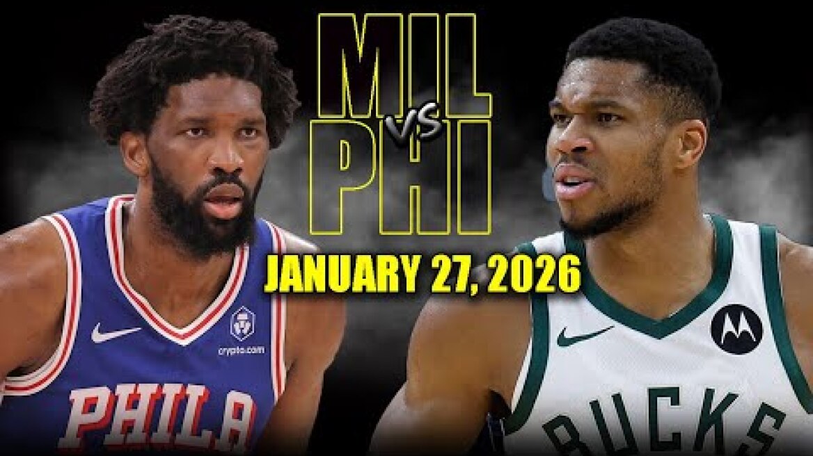 Milwaukee Bucks vs Philadelphia 76ers Full Game Highlights – January 27, 2026 | NBA Season
